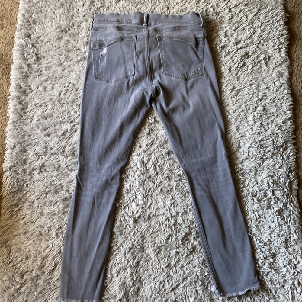 Grey Distressed Jeans - Picture 2 of 3